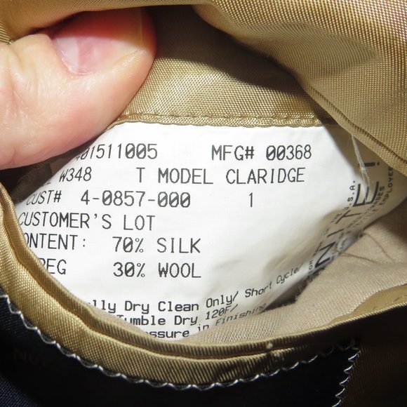 Gieves & Hawkes Claridge Silk Blend Barley Herringbone Two Button Sport Coat 42R - Picture 10 of 11